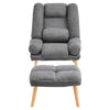 Recliner Armchair Lounger Napping Sleeper Sofa Chair with Footstool