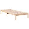 Long Bed Frame without 90x220 Solid Wood Pine T2Q6