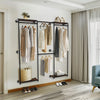 Industrial Pipe Clothing Rack Retail Checkroom Dance Studio Garment Clothes Rail