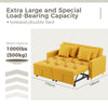 2-Seater Sofa Bed Convertible Chair Double Sleeper 3-in-1 Pull Out Chair