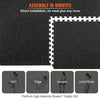 VEVOR Interlocking Floor Mats Fitness Flooring Tiles 25 PCS 1/2" Thick 24" x 24"