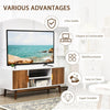 TV Stand for TVs up to 50’’ Entertainment Center Media Console Table w/ 2 Doors