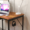 Modern Computer Desk Laptop PC Study Table Home Office Desk with Side Bag 80cm