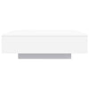 Coffee Table White 100x100x31 cm Engineered Wood