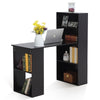 Computer Desk Bookshelves Workstation Corner Study Table Storage Combo Black