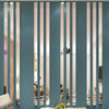 5-50 Pcs Long Strip Mirror Acrylic Wall Stickers Self-adhesive Tile Rectangle UK