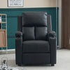 PU Leather Recliner Chairs with Cup Holders Push Back Reclining Sofa Living Room