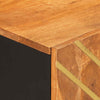 TV Cabinet Brown and Black 105x33.5x46 Solid Wood K3L3