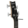 Glarry Basswood 24 Frets Electric GIB Bass Guitar w/ Bag Wire Tools Burlywood