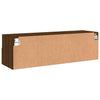 TV Wall Cabinet Brown Oak 100x30x30 cm Engineered Wood