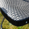 Garden Gear Folding Bistro Set Rattan Effect 2-Seater Table Outdoor Weatherproof
