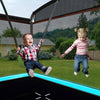 7FT Kids Trampoline Approved Outdoor Rectangle Recreational Trampoline Blue