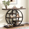 Tribesigns Console Table, 100 cm Industrial 5-Tier Sofa Table Entryway Table