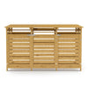 Triple Wheelie 3 Bin Storage Wooden Store Cover Garden for 240L Dustbin Storage