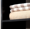 Open Wardrobe on Wheels, Bedroom Wardrobe Black 41-2-2