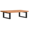 Basin Shelf Wall Mounted Steel and Solid Wood Beech