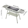 Garden Barbecue Smoker Burner Charcoal Grill & Mesh Camping Outdoor Cooking