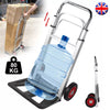 80KG Heavy Duty Folding Hand Sack Trolley Truck Transport Barrow Cart 2 Wheels
