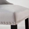 Velvet Dining Chair with Door Knocker Ring Windsor Dressing Room Chair 1/2/4/6
