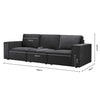 Dusk Brooklyn Ink Velvet 3 Seater Sofa RRP l