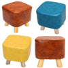 PU/Velvet Ottoman Footstool Pouffe Bench Foot Stool Living Room Sofa Side Seat