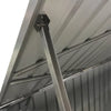 Panana Outdoor Garden Metal Storage Shed Bicycle Pent Tool Box House