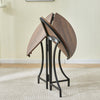 Foldable Dining Table with Chairs Set of 2 for Dining Room Kitchen Space Saving