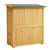 Wooden Garden Shed Outdoor Store Cupboard Storage Gardening Tools Wood Cabinet