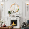 Sunburst Wall Mirror Hallway Living Room Sofa Behind Art Decorative Glass Mirror
