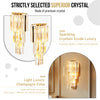 Modern Crystal Wall Lamp Sconce Light for Bedroom Living Room Kitchen Hallway