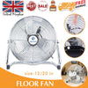 20" Floor Fan 4 Speed High Velocity Standing Electric Air Cooling Fan Gym Office