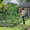 Garden Trellis A-Frame for Climbing Plant Vegetable Fruit Support Stand Full Set