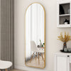 Arched/ Rectangle Framed Mirror Wall Mounted Standing Makeup Full-length Mirror