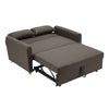 Dahlia Brown 2-Seater Pull Out Sofa Bed - Convertible Sleeper Sofa
