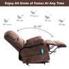 Fabric Electric Power Lift Recliner Chair Sofa with Massage and Heat Funktion