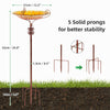 Garden Bird Bath Sunflower Bird Feeder Water Bath SPA Table Feeding Station Yard