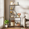 Industrial 5-Tier Plant Stand S Shape Raised Floor Shelf Bookshelf Storage Rack