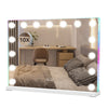 LED Hollywood Makeup Mirror Large Vanity Light Mirror with RGB Lighting 15 Bulbs