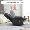 Oversized Riser and Recliner Chairs for the Elderly with Massage Function Grey