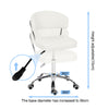 Home Computer Desk Office Study Chair Swivel Adjustable Comfortable Armless