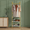 Heavy Duty Industrial Pipe Clothes Rail Hanging Open Wardrobe Shoe Rack Showroom