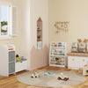 3-Tier Childrens Bookshelf Magazine Rack Kids Toy Storage Unit Display Shelving