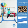 Kids Foldable Gymnastics Bar Adjustable Horizontal High Bars Home Training Gym
