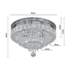 LED Ceiling Crystal Lights Luxury Chandelier Modern Pendant Lamps Kitchen Lights
