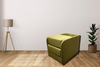 Single Seater Sofa Bed Chair, Pull Out Sleeper Pillow & Pocket, Sofabed
