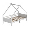 Tipi Kids Bed Frame Wood Teepee Bed House Tent Bed Girls Boys Bedroom Furniture