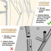 Heavy Duty Metal Garden Arch Path Wedding Rose Pergola Archway Flowers Climbing