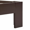 Bed Frame Dark Brown Solid Pine Wood 100x200 G0Z7