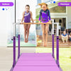 Double Horizontal Gymnastics Training Bar Height Adjustable Parallel Gym Bars