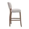 2X Retro Bar Stools Tall Kitchen Stool Breakfast High Chair Seat Home Wood Frame